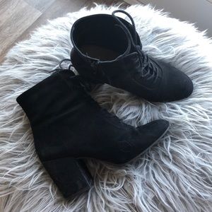 Black Tall Ankle Boot